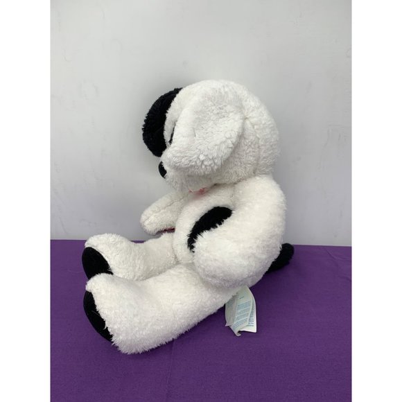 2015 Build-A-Bear Workshop Black White Cookies and Cream Puppy 16 inch Plush Stu - Picture 4 of 10